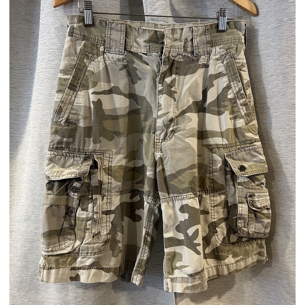 Red Camel Camo Cargo Shorts Size‎ 30